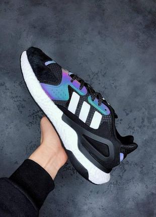 Чоловічі кросівки adidas eqt black\white reflective6 фото