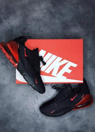 Мужские кроссовки nike air max 270 black\red