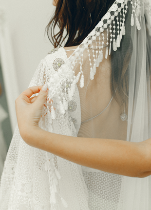 Свадебное платье  rara avis в стиле бохо7 фото