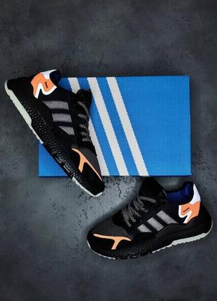 Adidas nite jogger core black  🆕 шикарные кроссовки адидас 🆕 купить наложенный платёж4 фото