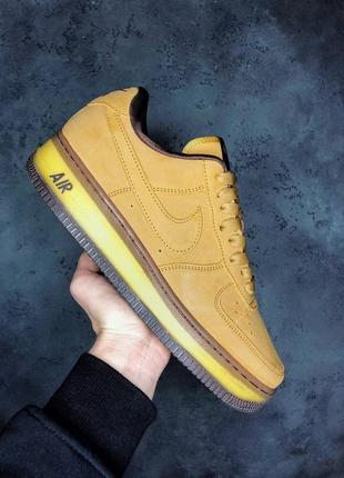 Nike air force yellow\brown 🆕шикарні кросівки найк🆕купити накладений платіж