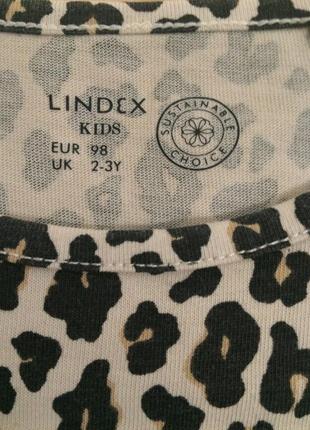 Леопардова футболка/топ lindex p.984 фото