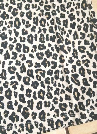 Леопардова футболка/топ lindex p.982 фото