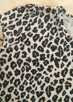 Леопардова футболка/топ lindex p.983 фото