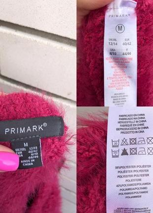 Тёплый,пушистый свитер,джемпер,кофта травка primark9 фото