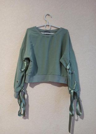 Укорочений кофта худі світшот