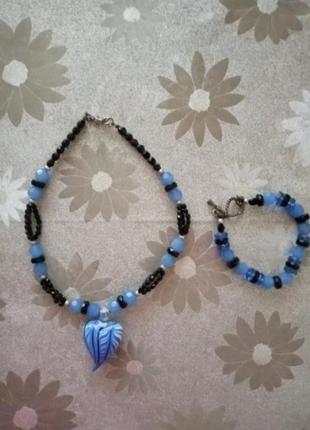 Кольє+браслет