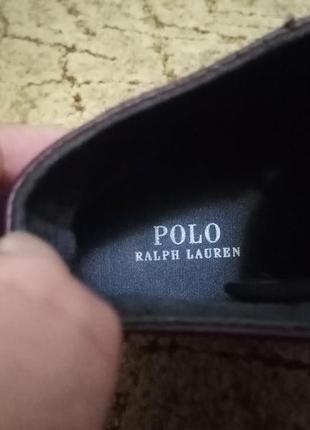 Кожаные кеды polo ralph lauren, оригинал!!!5 фото