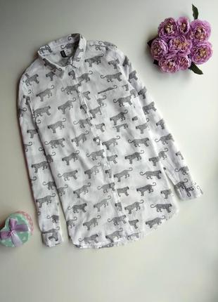 Жіноча сорочка в принт h&m