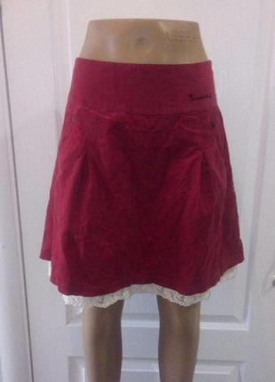 Вельветовая юбка bondelid, размер m-l3 фото