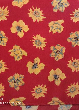 Красивий шарф в квіточки2 фото