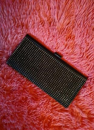 Дизайнерський жіночий клатч стрази swarovski.
