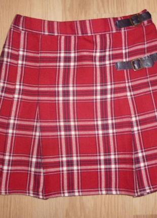 Юбка тенниска плессированная в клетку george