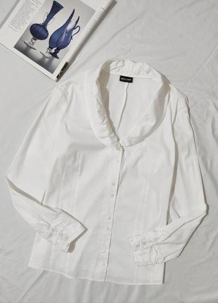 Блуза кремового цвета  с шалевым воротником gerry weber edition