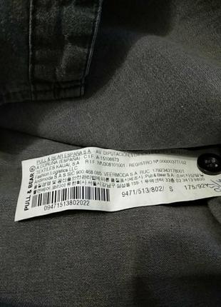 Рубашка фирмы pull&bear.оригинал.s-ка.3 фото