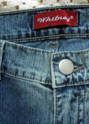 Оригинальные прямые стрейчевые джинсы от whitney на высокую девушку.турция.w26l34.лето4 фото