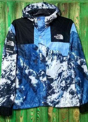 Женская куртка, ветровка supreme the north face, суприм тнф. унисекс