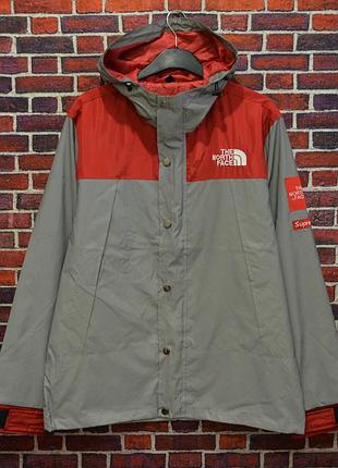 Женская рефлективная куртка, ветровка supreme the north face, суприм тнф. унисекс