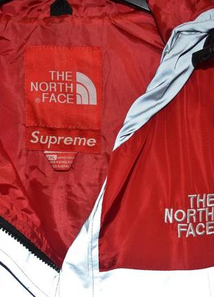 Жіноча рефлективна куртка, вітровка supreme the north face, супрім тнф. унісекс7 фото