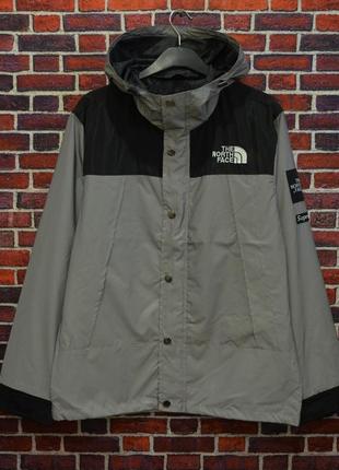 Женская рефлективная куртка, ветровка supreme the north face, суприм тнф. унисекс