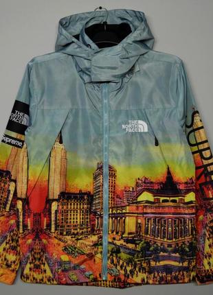 Женская куртка, ветровка supreme the north face, суприм тнф. унисекс