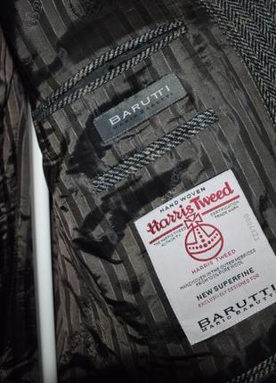 Barutti harris tweed блейзер пиджак шерсть7 фото