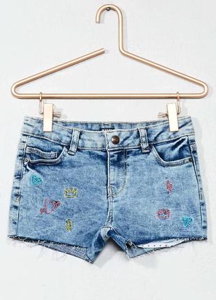 Короткие джинсовые шорты kiabi размер 5 лет
