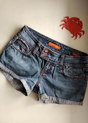 34р. джинсовые  шорты с потёртостями colins5 фото
