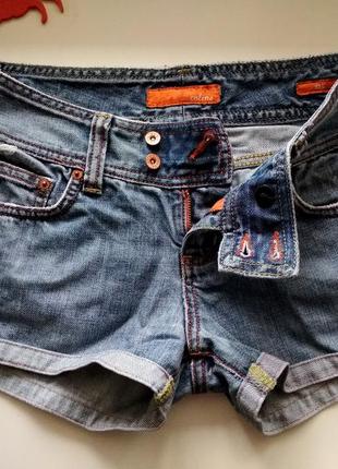 34р. джинсовые  шорты с потёртостями colins3 фото