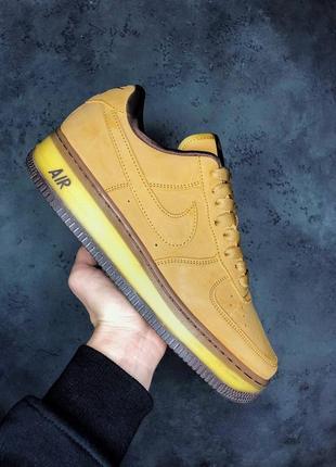 🌕nike air force yellow brown🌕кроссовки найк мужские, чоловічі кросівки найк
