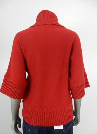 Красный свитер  в деловом стиле размер xl7 фото