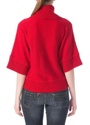 Красный свитер  в деловом стиле размер xl5 фото