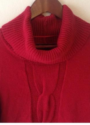 Красный свитер  в деловом стиле размер xl4 фото