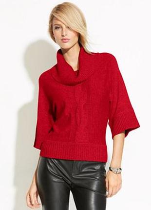 Красный свитер  в деловом стиле размер xl2 фото