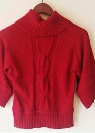 Красный свитер  в деловом стиле размер xl6 фото