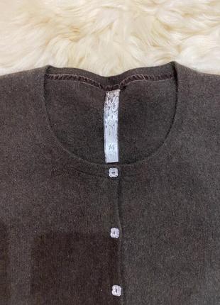 Кашеміровий светр /кофта на гудзиках3 фото