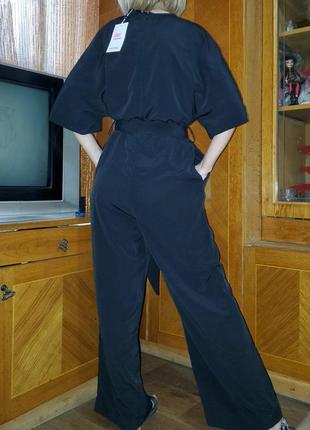 Комбінезон вільний, широкі штани палаццо monki оверсайз мінімалізм5 фото