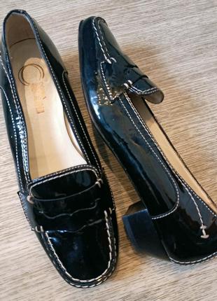 Лакированные туфли натуральная кожа donna carolina5 фото