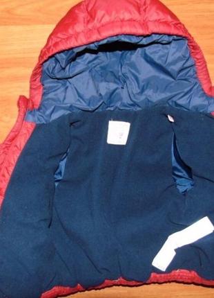 Красная демисезонная куртка zara,зара,9-12 мес., 1 год,803 фото