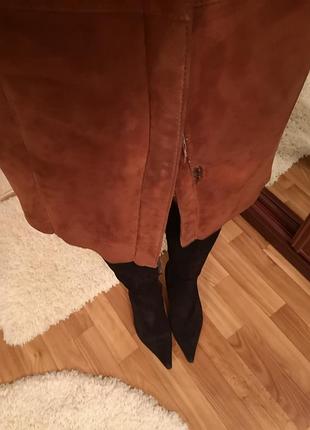 Дубленка длинная