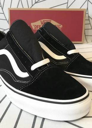 Кеди Plimsolls VANS Classic Slip-On VN0A4UH830Y1 Checkerbrd Dlphnmbltrwht, 10us, 43eu, 28cm