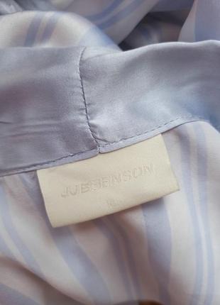 Шелковый халат с карманами jjbenson 100% шелк7 фото