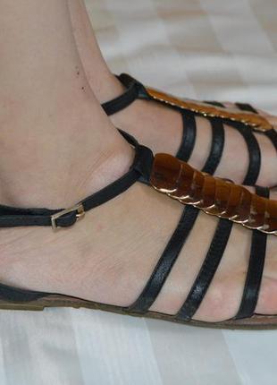 Босоніжки шкіряні сандалі tamaris розмір 42 41, босоніжки шкіра5 фото