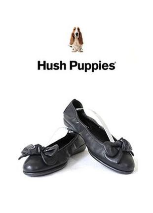 Туфли балетки кожаные hush puppies