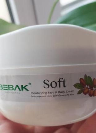 Увлажняющий крем для лица и тела "аргановое масло" бебак юнайс софт bebak soft unice2 фото