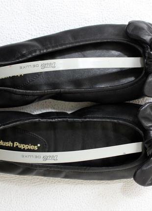 Туфли балетки кожаные hush puppies3 фото