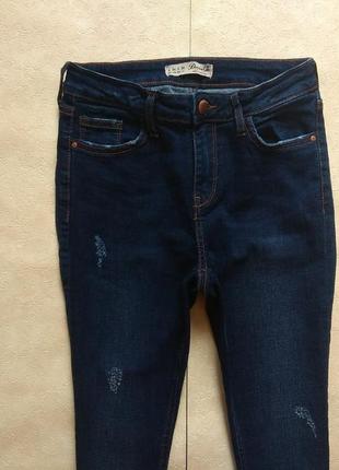 Cтильные джинсы скинни с крутым низом denim co, 6 размер.2 фото
