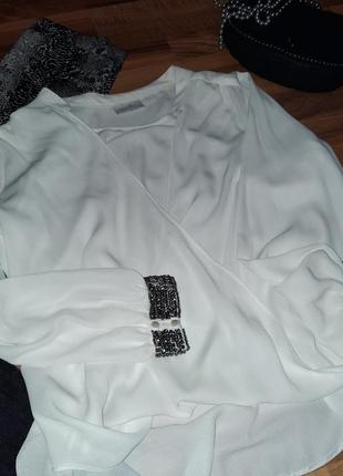 Блуза з рукавами з бісеру wallis