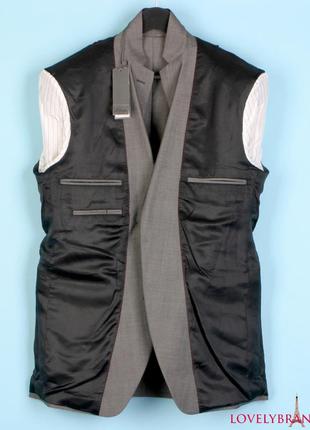 S.oliver premium пиджак шерстяной р.106eu (us 44l) высокий рост 100% шерсть6 фото