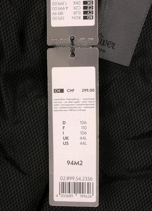 S.oliver premium пиджак шерстяной р.106eu (us 44l) высокий рост 100% шерсть8 фото